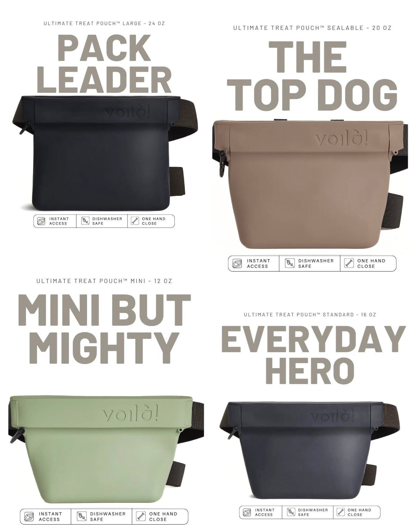 Voilà Pets Ultimate Treat Pouches (PRE ORDER)